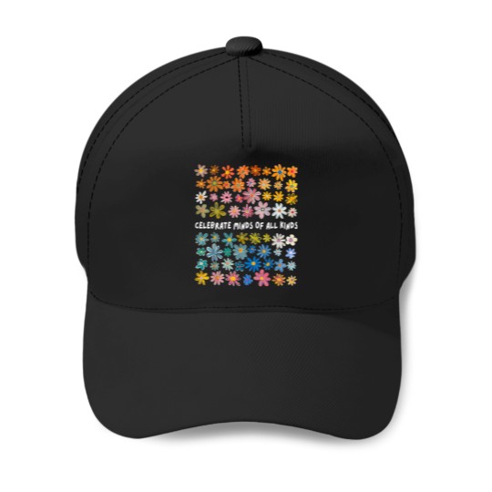 Discover Autism Awareness Celebrate Minds Of All Kinds Wildflower Baseball Caps