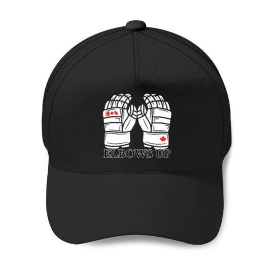Discover Elbows Up — hockeys Gloves and Canadian Prides Baseball Caps