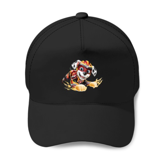 Discover Paw Patrol Mighty Marshall Character Fire Baseball Caps