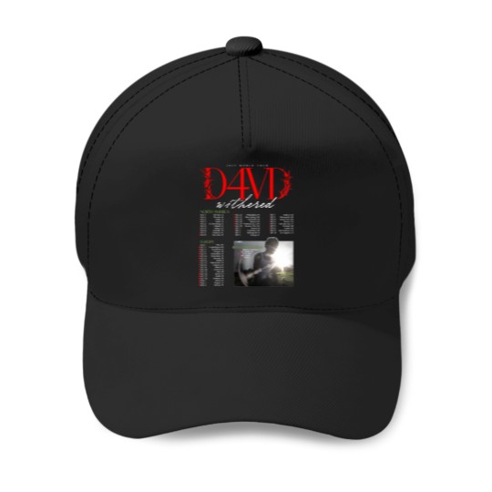 Discover D4VD Withered 2025 World Tour Dates Baseball Caps