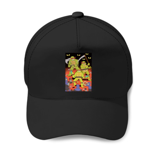 Discover Turtle heroes teenage painting vintage Baseball Caps
