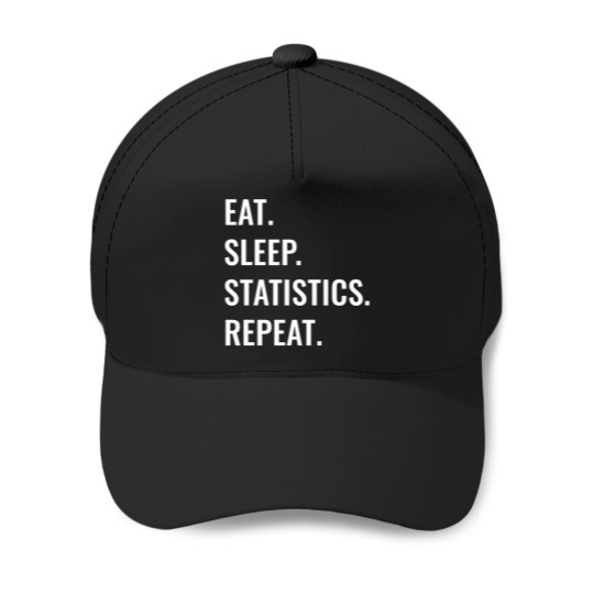 Discover Eat Sleep Statistics Repeat 1308 Baseball Caps