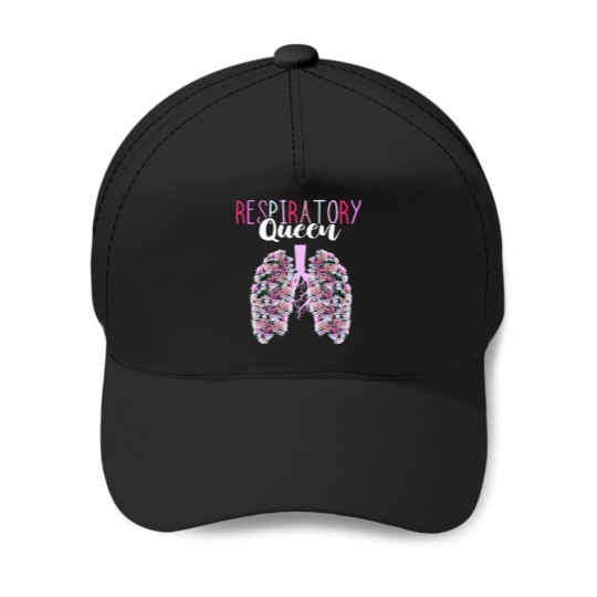 Discover Lung Doctor RT Respiratory Queen Respiratory Therapist Baseball Caps