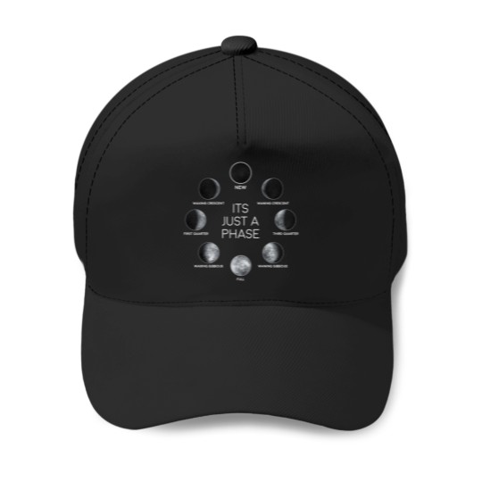 Discover Just A Phase Moon Lunar Space  Family Chrismast Present Gift Baseball Caps
