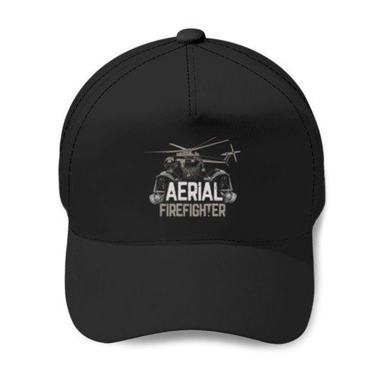 Discover Aerial Firefighter Gift Fireman Helicopter Pilot Baseball Caps
