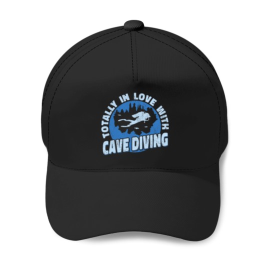 Discover Totally in Love with Cave Diving spelunking men Cave Diver 21 Baseball Caps