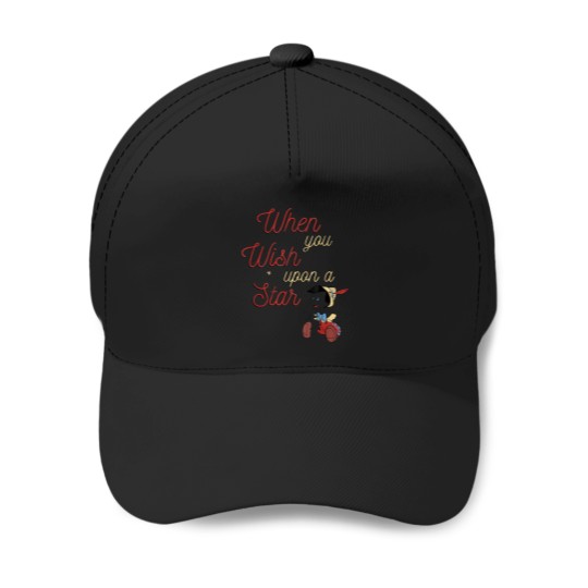 Discover Disneyyy-Pinocchio-When-You-Wish-Upon-A-Star-T-Shirt Baseball Caps