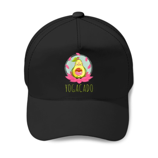 Discover Womens Vegetarian Vegan Funny Yoga Avocado Tshirt Funny Yogacado Baseball Caps