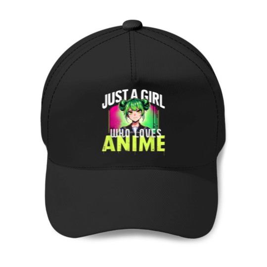 Discover Just A Girl Who Loves Anime Anime Lover Baseball Caps