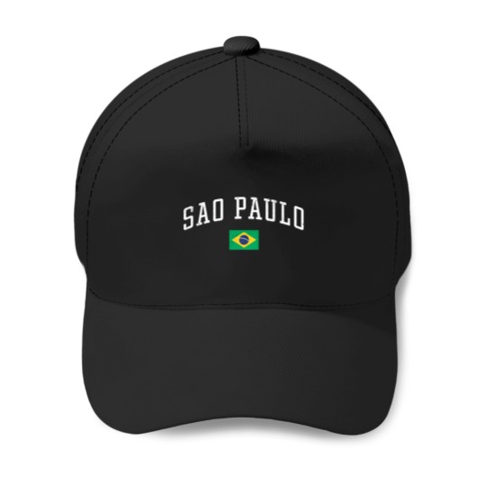 Discover Sao Paulo Brasil Country Flag Vacation Baseball Caps