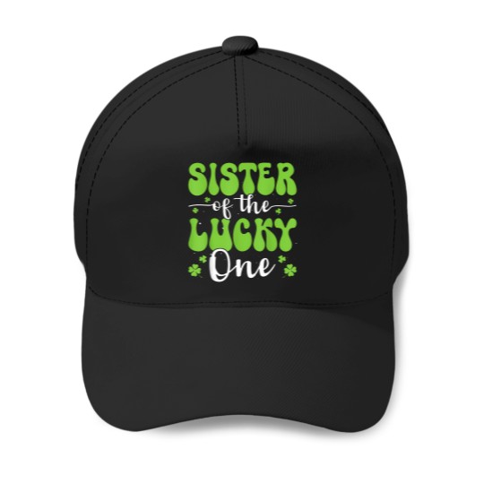 Discover Sister Of The Lucky One First Birthday St Patrick'S Day T-Shirt Baseball Caps