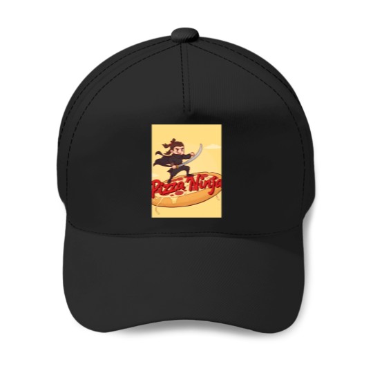 Discover Ninja Pizza Active T Tee Baseball Caps