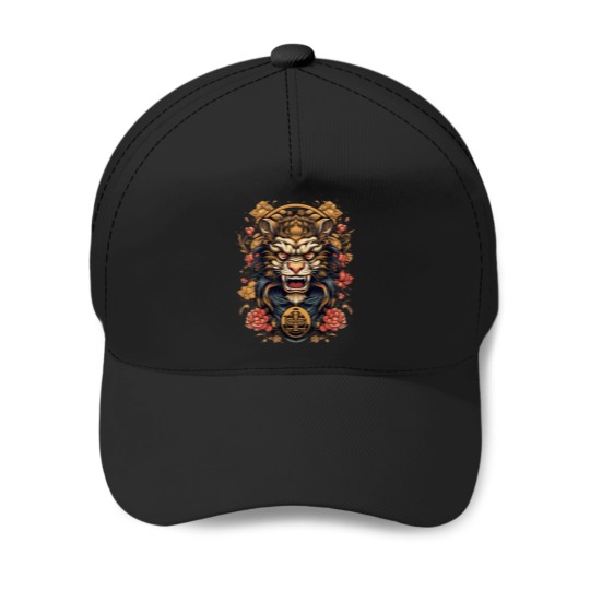 Discover Dragon Anime Japanese Sea Waves Baseball Caps