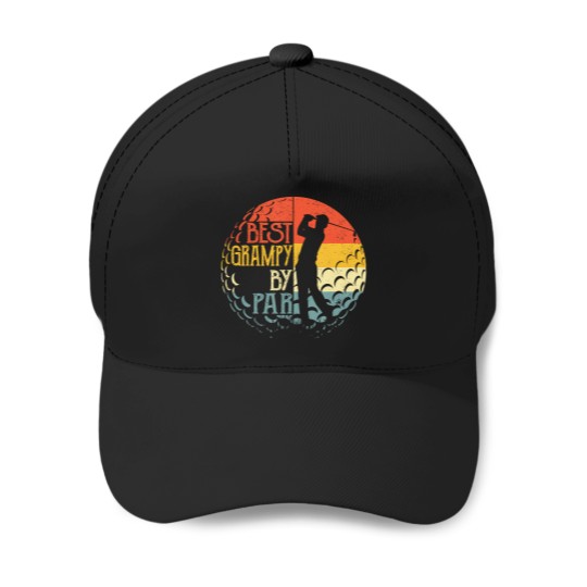 Discover Best Grampy By Par Daddy Father's Day Golf Lover Golfer Baseball Caps