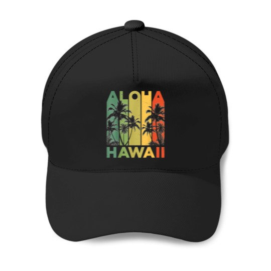 Discover Aloha Hawaii Hawaiian Island T shirt Vintage 1980s Throwback Baseball Caps