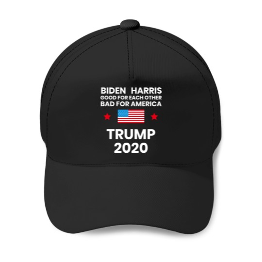 Discover Anti Biden-Biden Harris Bad For America Pro Trump 2020 Election_4 Baseball Caps