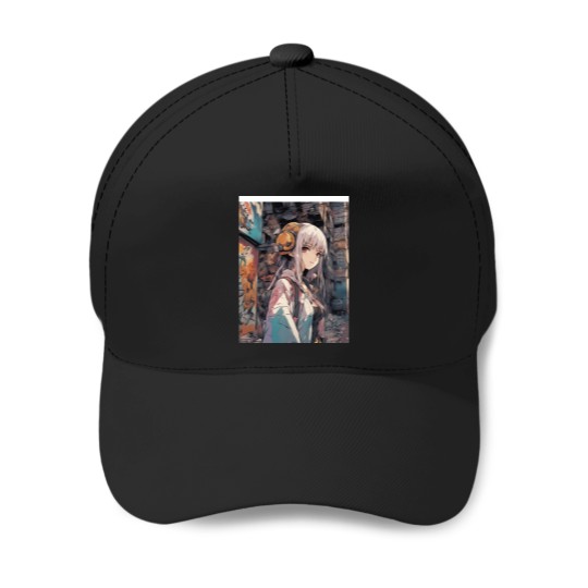 Discover Urban anime girl  gift for girls daguther birthday Baseball Caps