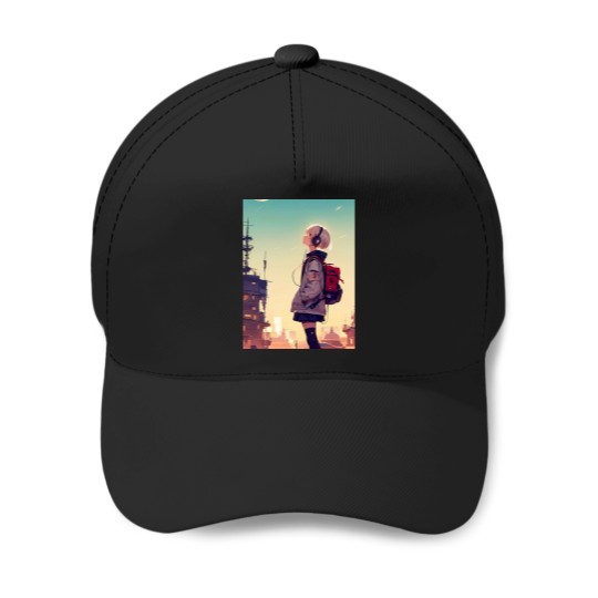 Discover Urban Anime Girl Modern Japanese Style Baseball Caps