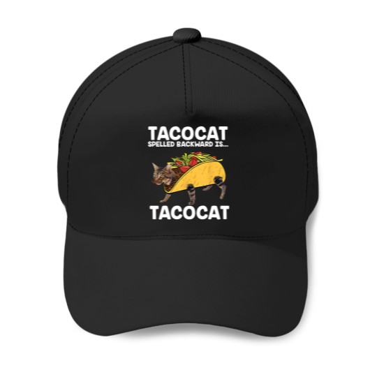 Discover Funny Taco Cat Vintage Baseball Caps