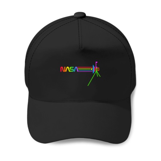 Discover Nasa Gay Pride Rainbow Tech Geek Gay For Baseball Caps