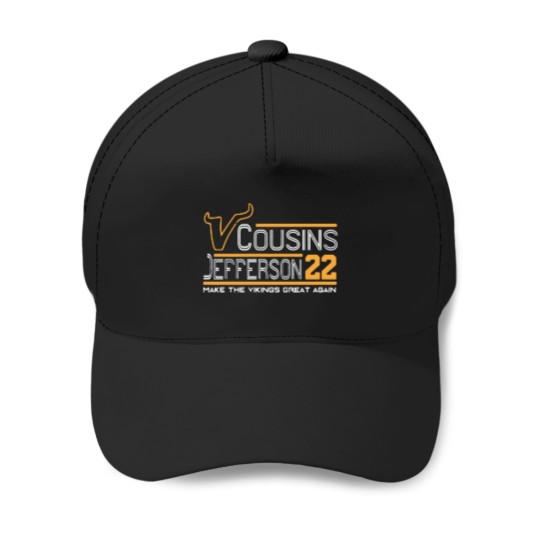 Discover Kirk Cousins Justin Jefferson 2022 Baseball Caps