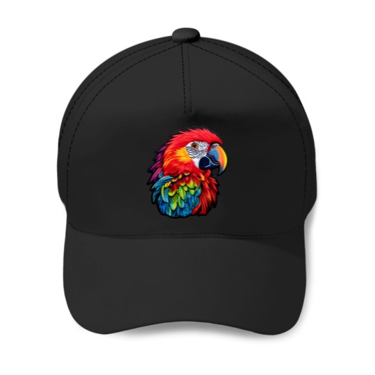 Discover Parrot embroidery Baseball Caps