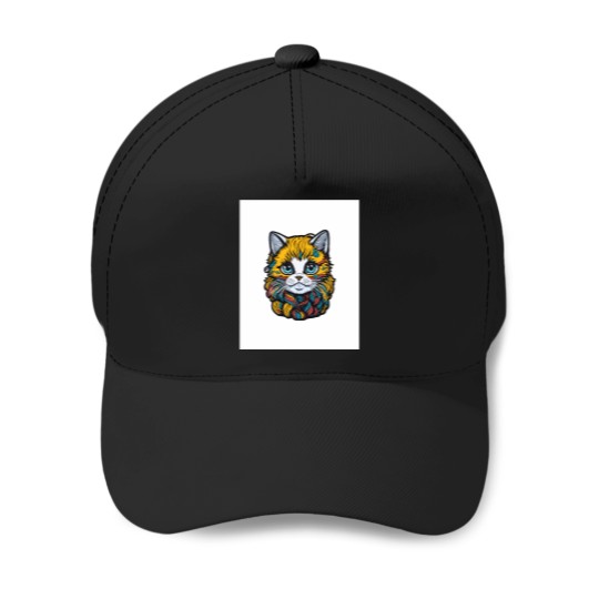 Discover kitten 05 Baseball Caps