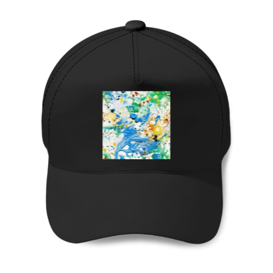 Discover Paint Splatter 6 Baseball Caps