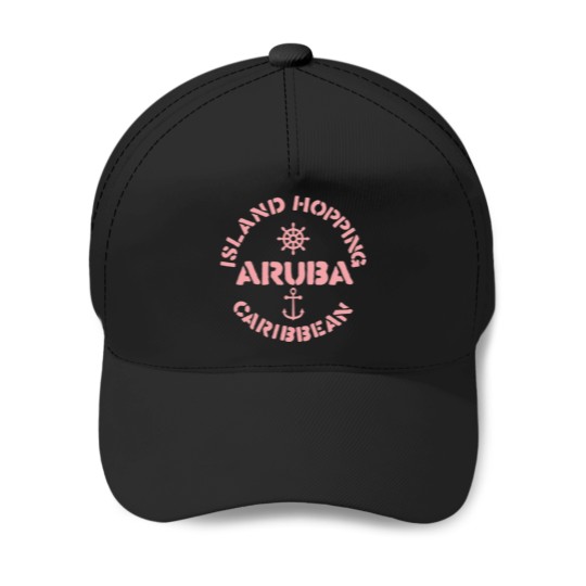 Discover Aruba Caribbean Island Hopping Baseball Caps