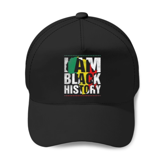 Discover I Am Black History Black History Every Month  1 _ SALE !!! Black History Month - Fight , Black History Month Vintage Baseball Caps