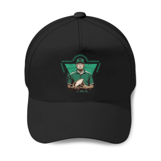 Discover Trump Go Eagles Philadelphia Eagless.png Baseball Caps