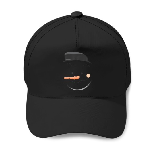 Discover Funny Snowman Dad - Snowman Face Top Hat Carrot Nose Kids Baseball Caps