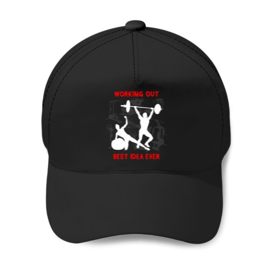 Discover Working out the best idea ever Once You See Results it Becomes An Addiction(1) Baseball Caps
