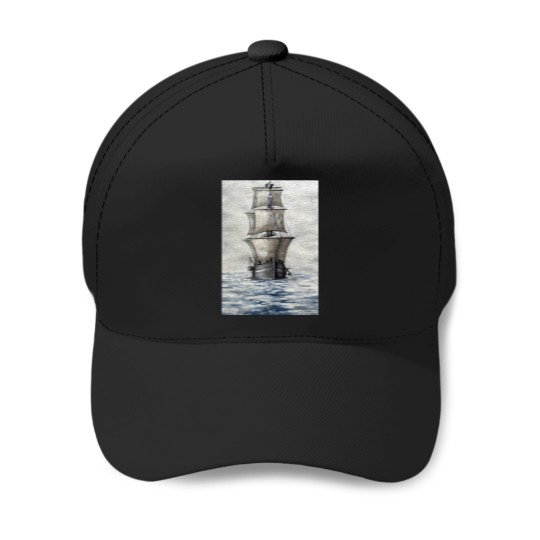 Discover HMS Terror Watercolor Baseball Caps