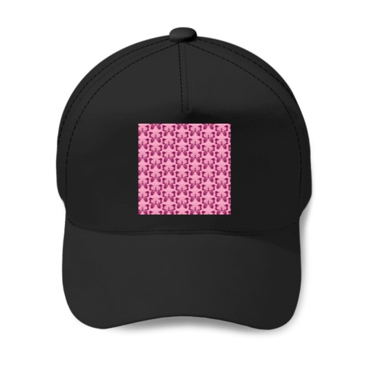 Discover 3510-Pink-Butterfly T-Shirt Baseball Caps