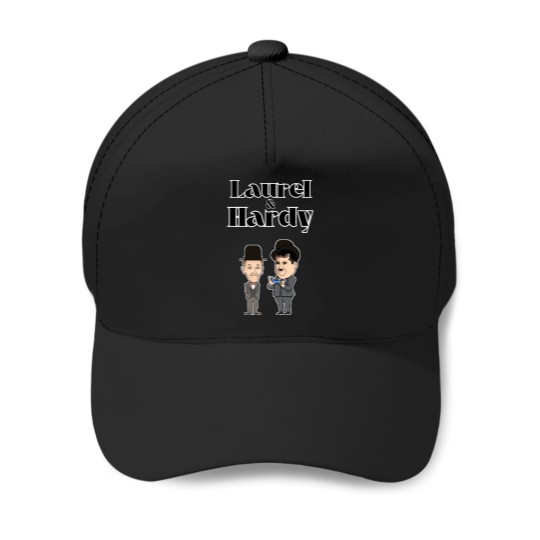 Discover 9063-Stan--Ollie---Slapstick-Clowns-In-Pixel T-Shirt Baseball Caps