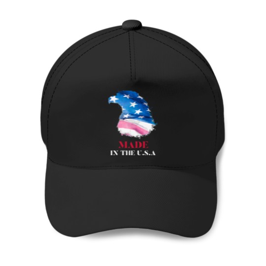 Discover Made-In-The-U.S.A T-Shirt Baseball Caps