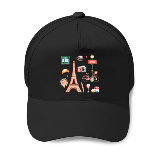Discover Welcome-To-Paris T-Shirt Baseball Caps