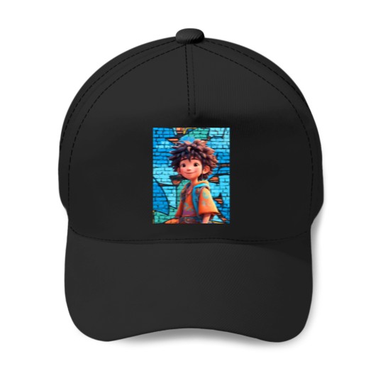 Discover Animated-Rap-Style-Graffiti-T-Shirt Baseball Caps