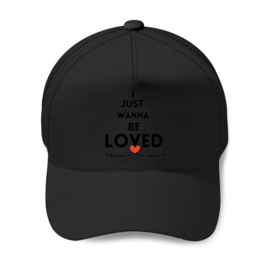 Discover I just wanna be loved qoute feeling let down cute sad panda, i wanna feeling love T-Shi Baseball Caps