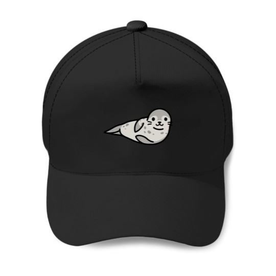 Discover Grey-Seal T-Shirt Baseball Caps