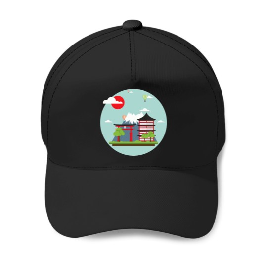 Discover Japan-- T-Shirt Baseball Caps
