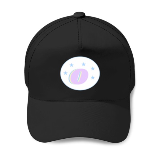 Discover Letter O Monogram Art Pink, Blue, Yellow Aesthetic Oversized Baseball Caps