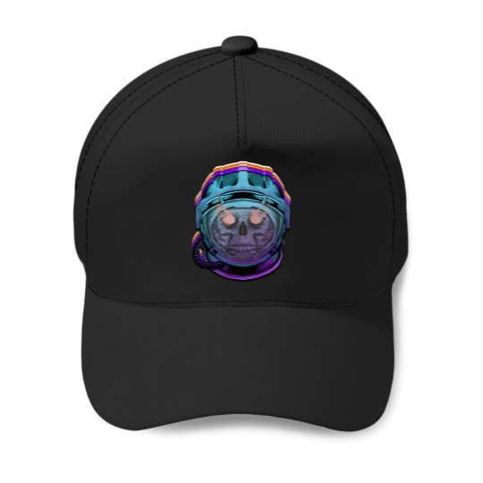 Discover Space-Skull T-Shirt Baseball Caps