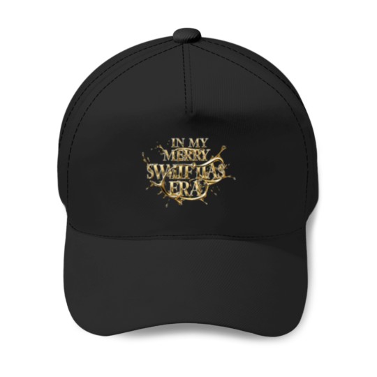 Discover In-My-Merry-Swiftmas-Era-Celebrate-Swiftmas-With-Style T-Shirt Baseball Caps