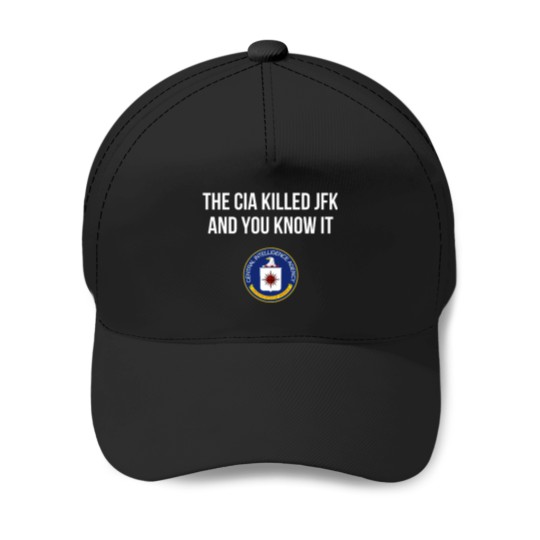 Discover CIA KILLED JFK Baseball Caps