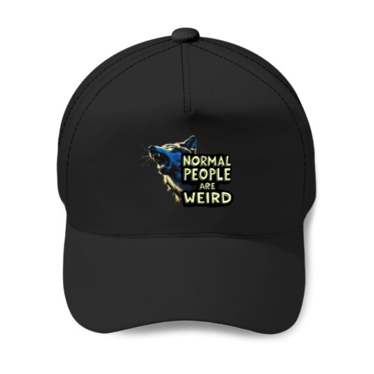 Discover Wolf and Normal People Are Weird Baseball Caps