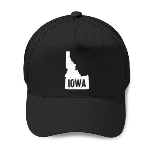 Discover Idaho-Iowa-Funny-Geography-Mix-Up-T-Shirt Baseball Caps