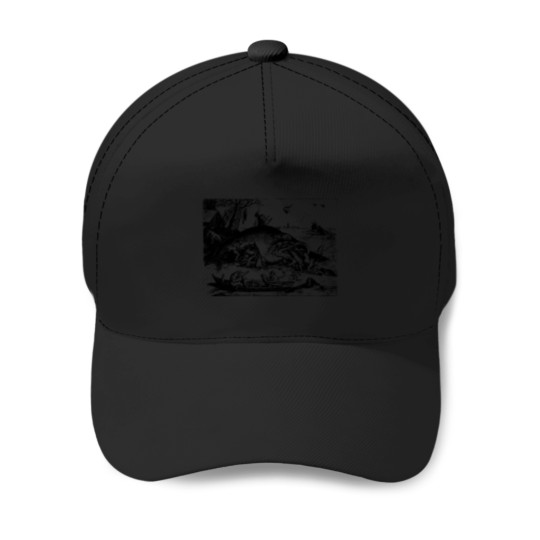 Discover Big-Fish-Eat-Little-Fish-By-Pieter-Bruegel-The-Elder Baseball Caps