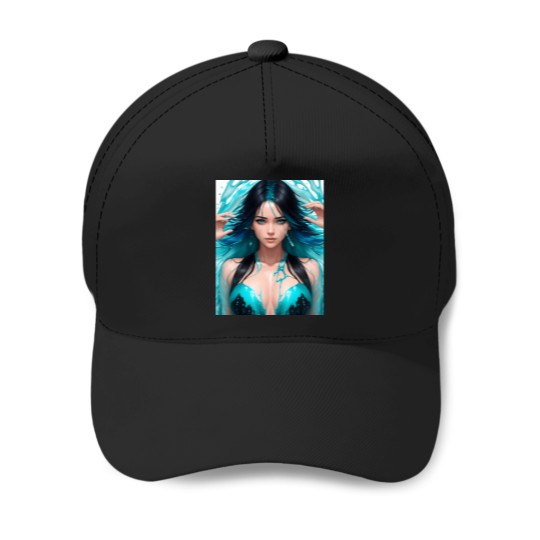Discover Girl In Water (2) T-Shirt Baseball Caps